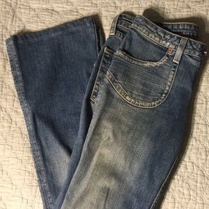 Hudson medium wash boot cut jeans